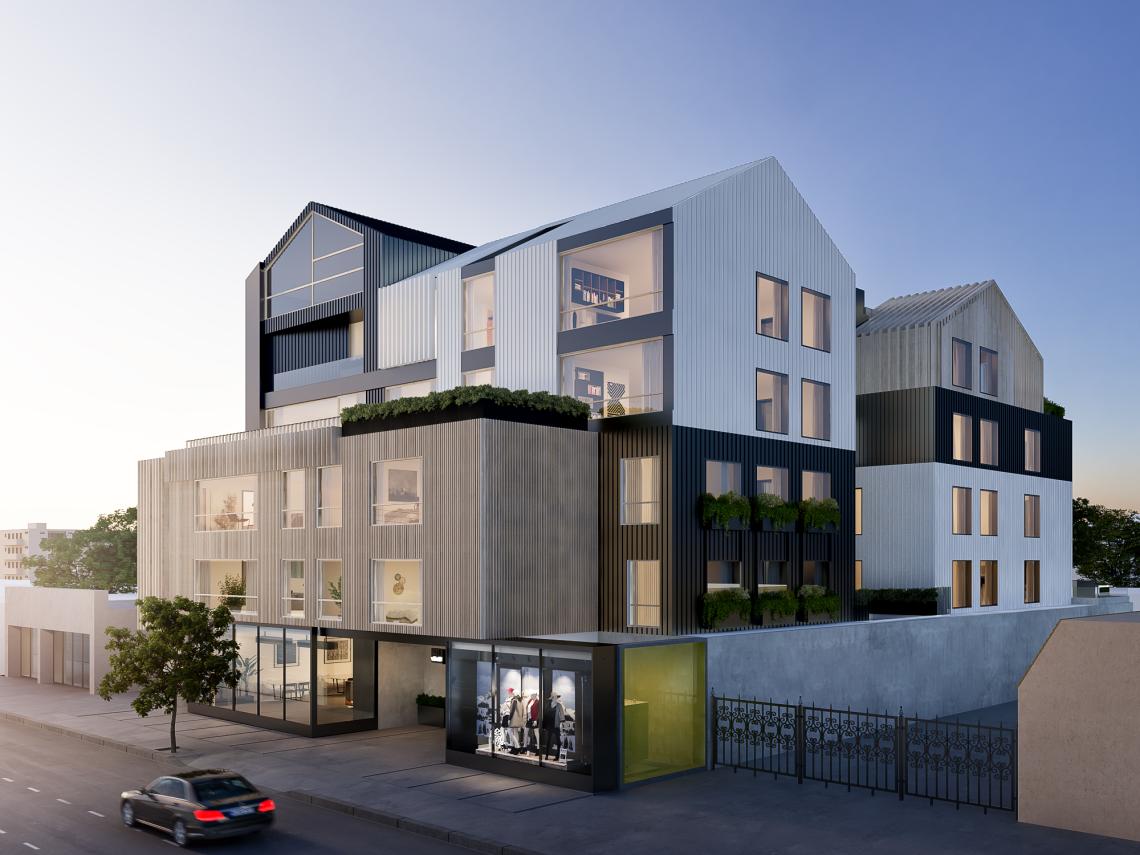 30 apartments + retail begin work in Virgil Village Urbanize LA